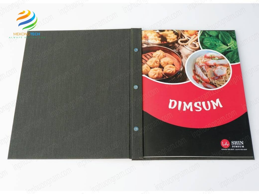 in menu bìa cứng giá rẻ tại tphcm, long an, tiền giang